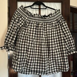 Off the shoulder blouse